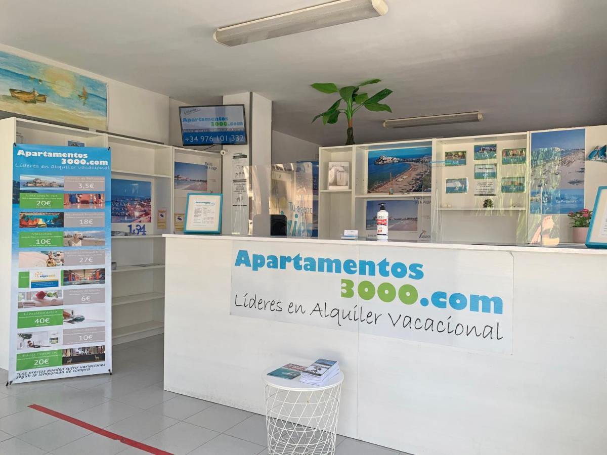 Apartamento Papa Luna Primera Linea 3000 Peñíscola Eksteriør bilde